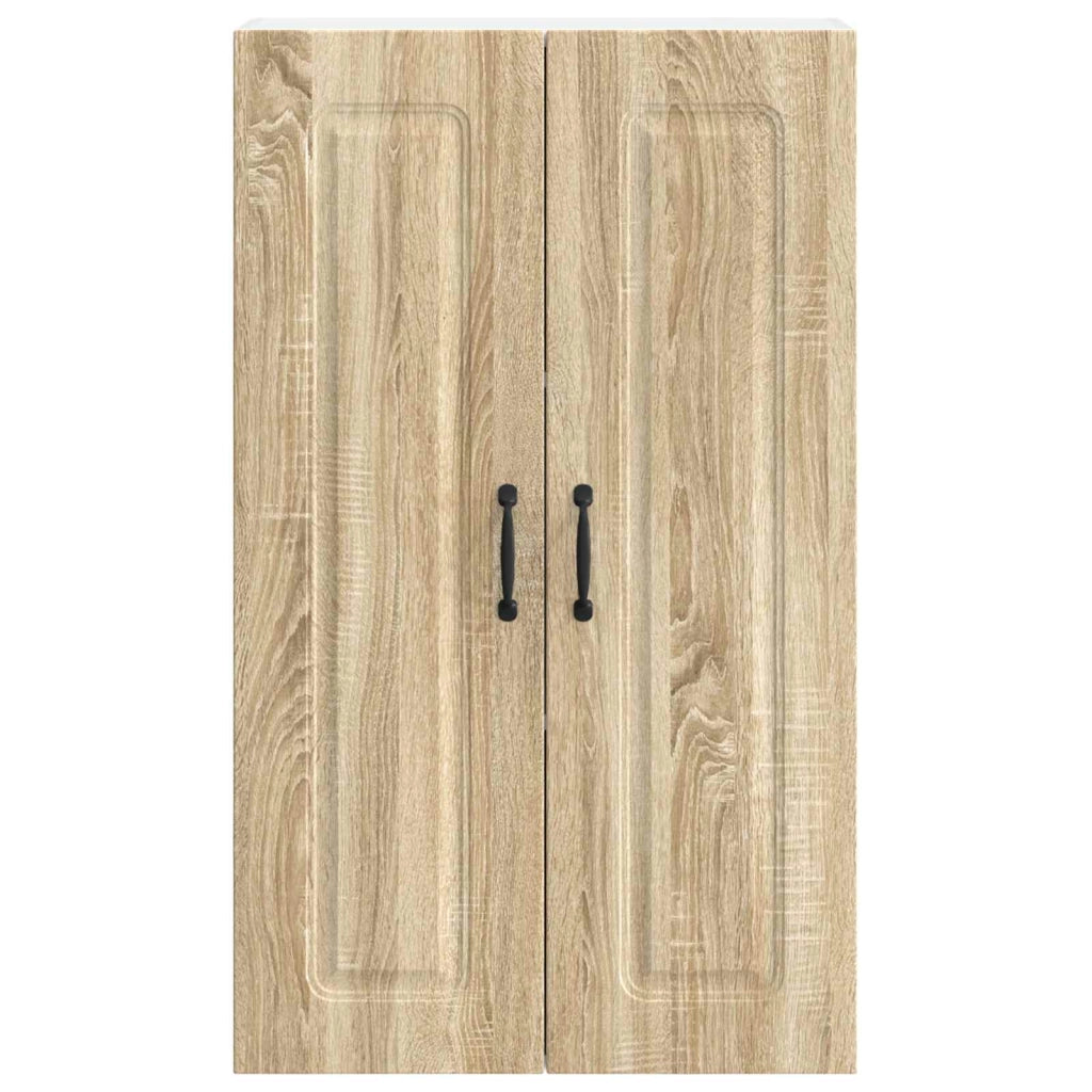 Mobile da cucina rettangolare moderno con ampio spazio interno contenitivo 60 x 31 x 100 cm realizzato in legno ingegnerizzato di rovere Sonoma 02_0053815