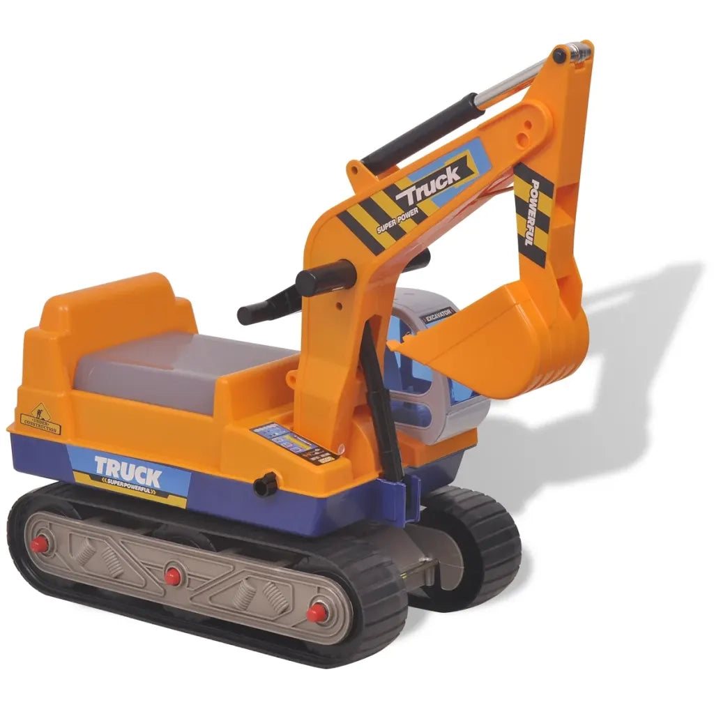 Escavatore Cavalcabile in Plastica Giallo CFW8891444