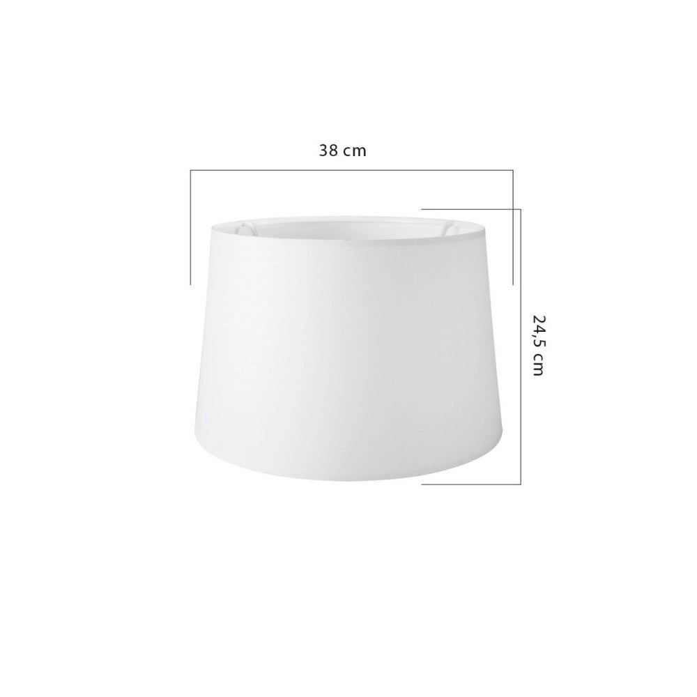 Lampada da terra treppiede legno bianco e paralume rosa RODIBI3012
