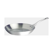 DE BUYER 3724.24 Affinity Padella in Acciaio Inox 24 cm 5 Strati Compatibile Induzione colore Argento