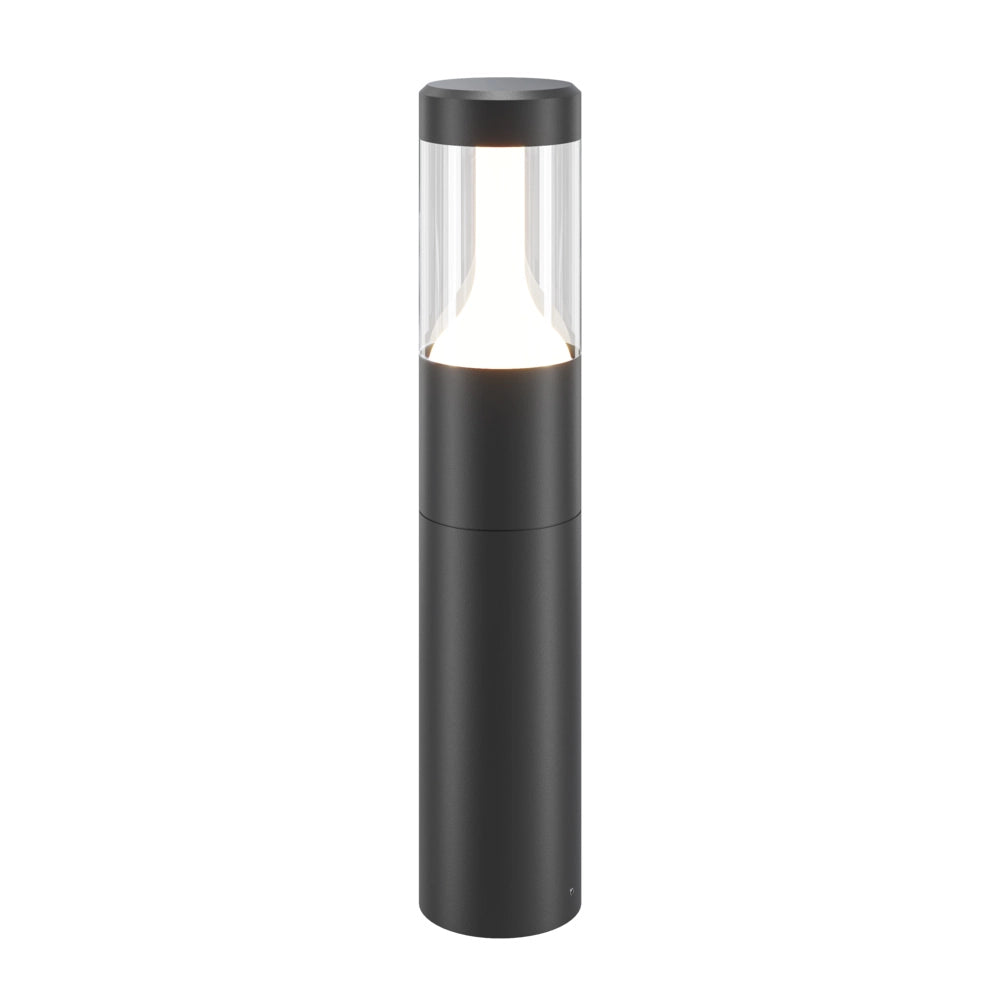 Maytoni Lampada da terra moderna Koln 1 luce LED integrato IP54 nero alluminio