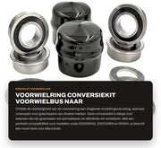 Kit di conversione per assale anteriore - Attacco dragante - Compatibile con Craftsman/Poulan/Husqvarna/Jonsered - Materiale: Metallo/Rubbero - Contenuto: 1 set - Kit di assale