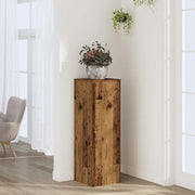 Supporto per Piante Legno Vecchio 33x33x100 cm in Truciolato 852958