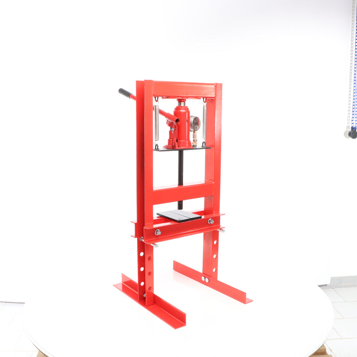 Pressa idraulica da officina 6t Pressa a telaio per cuscinetti con manometro