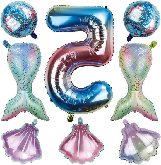 Decorazione a forma di nave da sommergibile per festa di compleanno bambina (Modello 5)