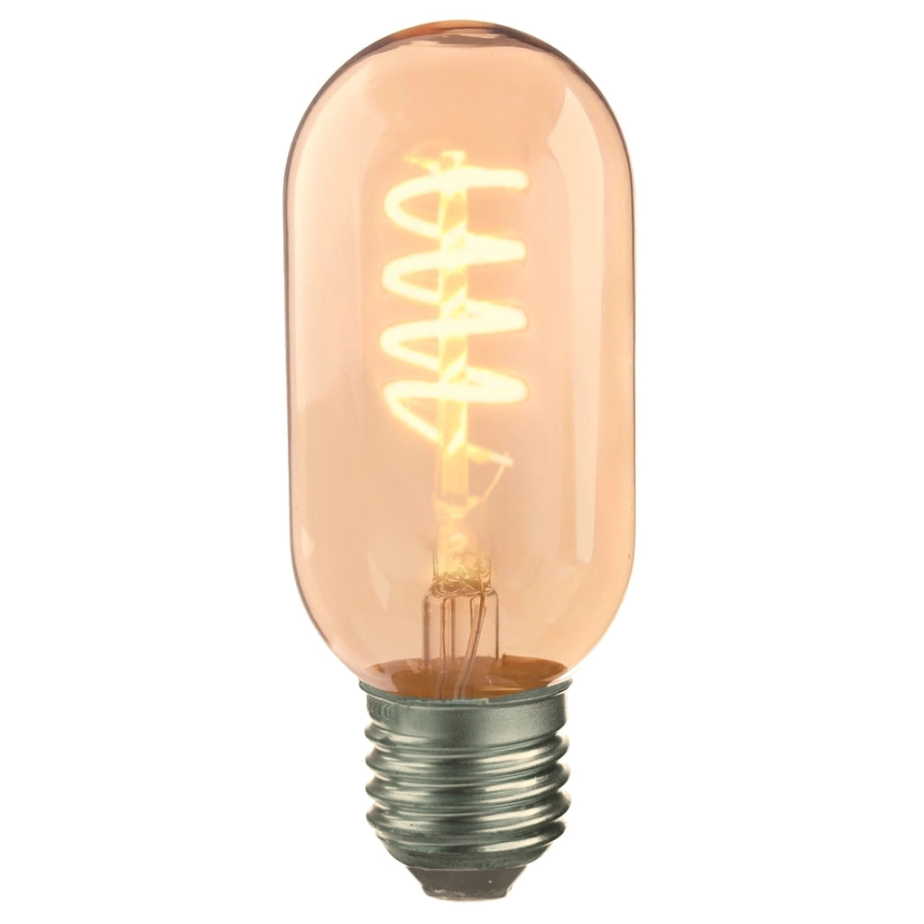 LAMPADINA SPIRALE LED VINTAGE T45 4W E27.