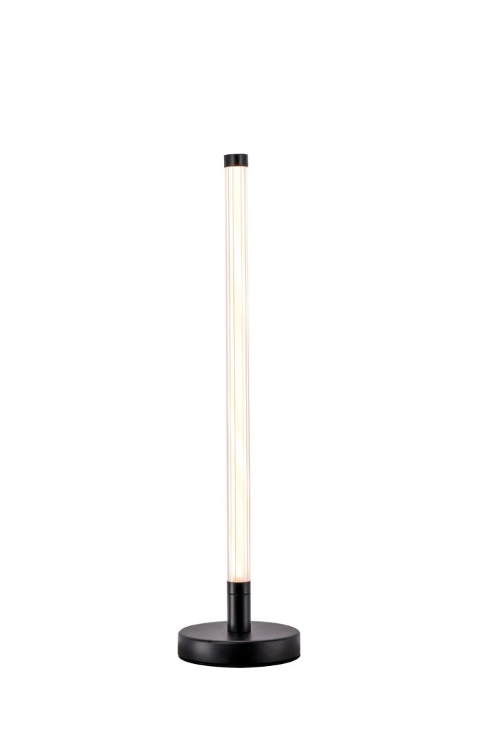 Lampada da tavolo LED Nivaro nera minimal 8W Rabalux