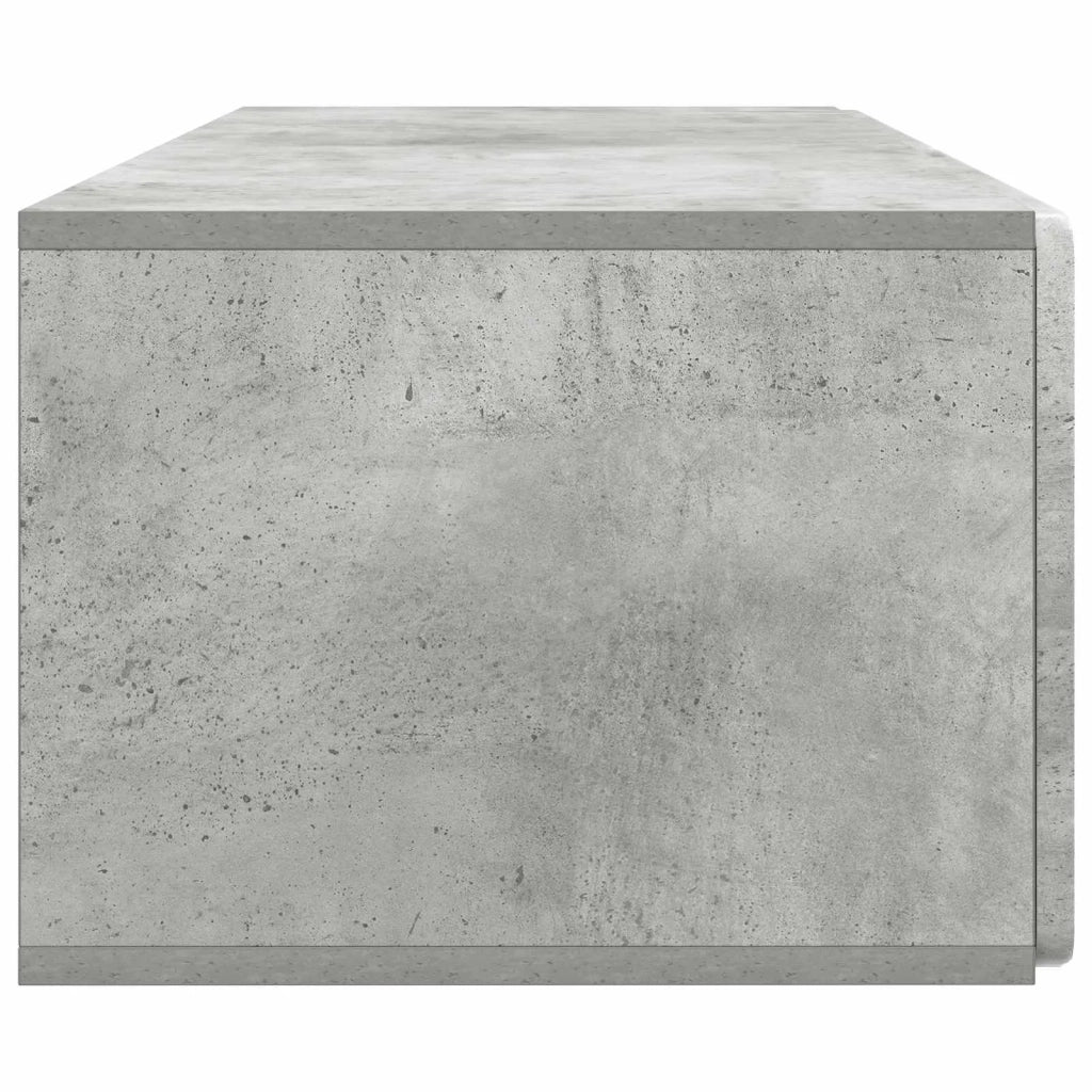 Mobile Porta TV da Muro Grigio Cemento 98 x 41 x 30 cm 898358