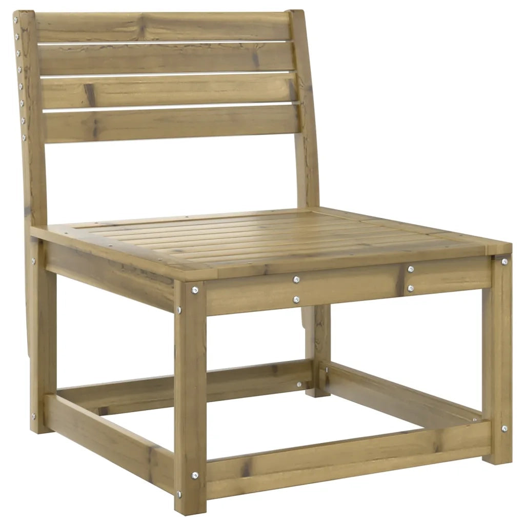 Divano da Giardino con Cuscini Legno Impregnato Pino 844693