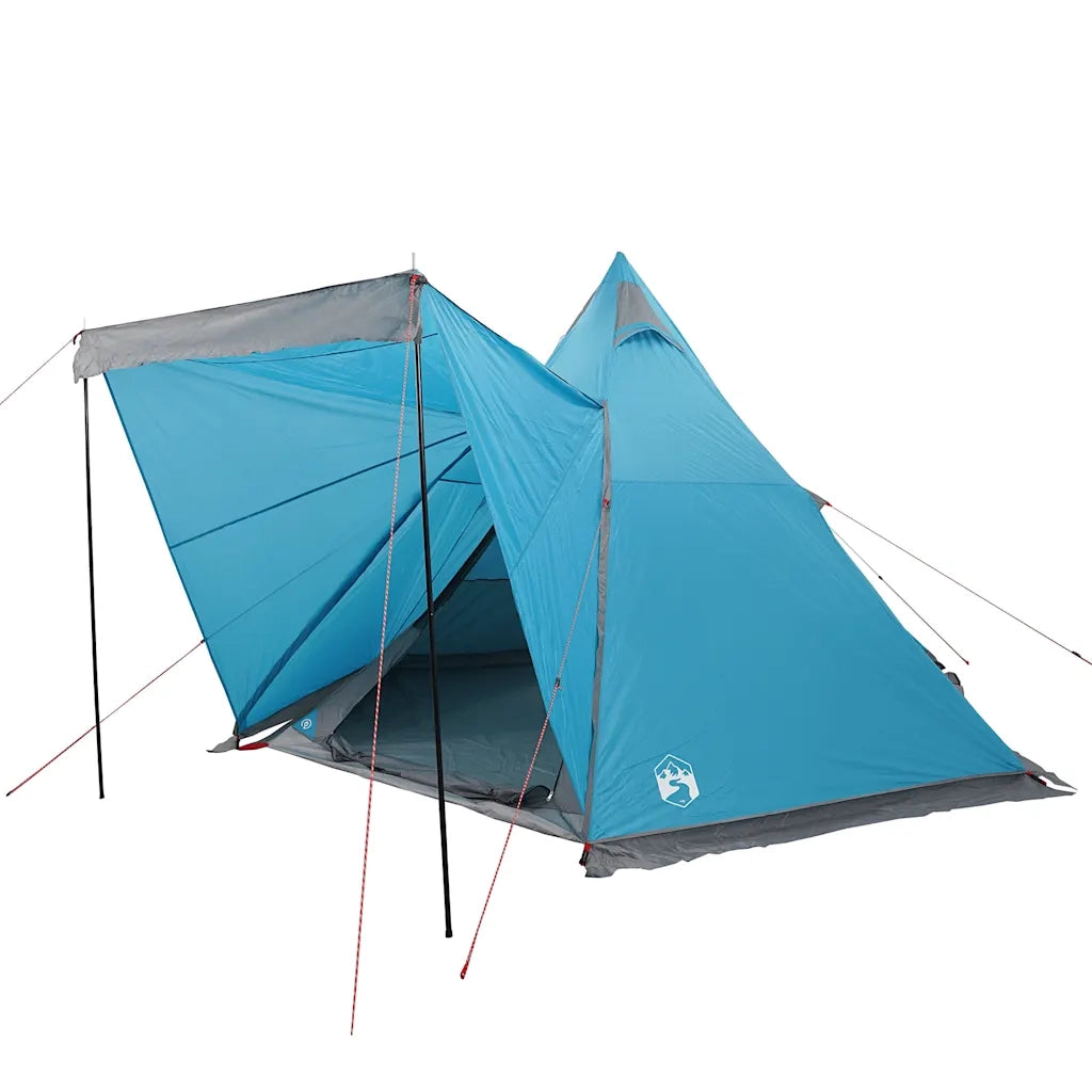 Tenda Familiare Tipi per 6 Persone-Tenda da campeggio Blu Impermeabile 960953