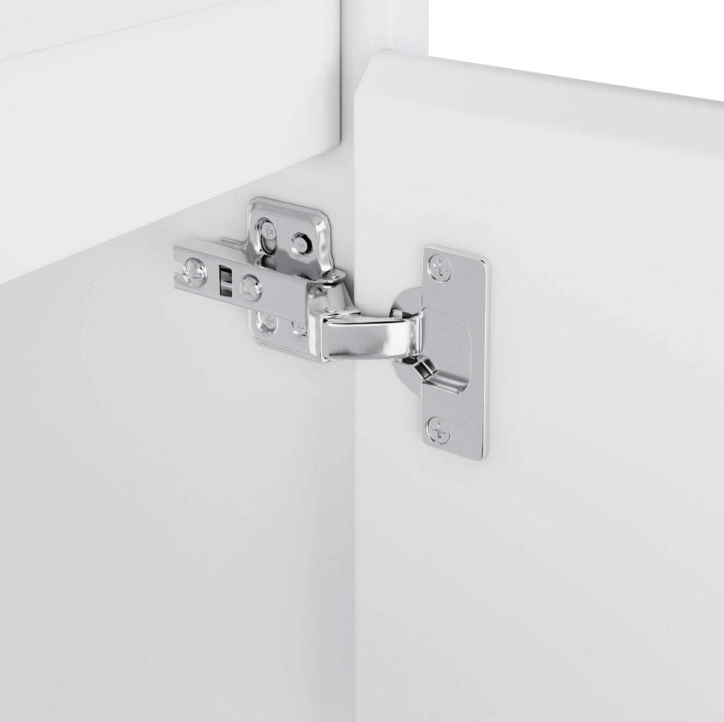 Mobile lavabo sospeso 61x46;5x57 cm bianco MDF con LED a sensore