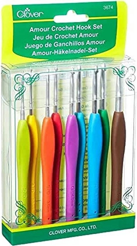 Set di aghi da cucire a maglia 9 misure 2.00-6.00 mm