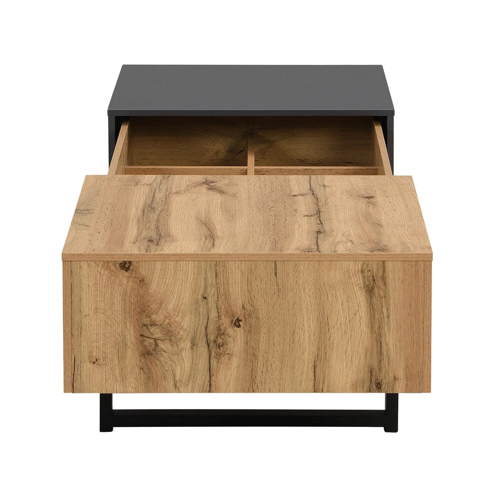 Tavolino da Caff¨¨ Multifunzione con Ripiano ¨C MINIMAL ¨C Legno e Metallo, 155x55x40