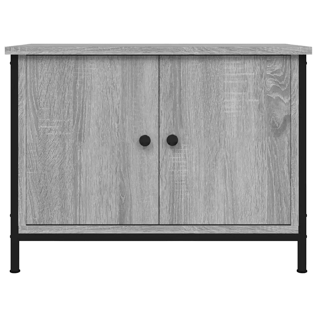 Mobile TV con Ante-Credenza per TV Grigio Sonoma 60x35x45 cm Legno Multistrato