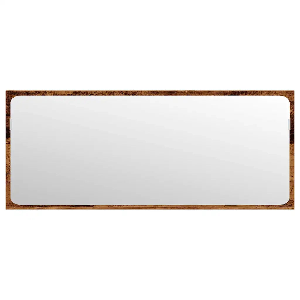 vidaXL Set Mobili da Bagno 4 pz Legno Antico in Legno Multistrato