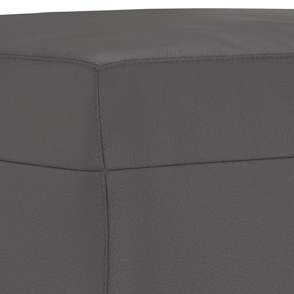 Panca Grigia 100x35x41 cm in Similpelle CFW4715852