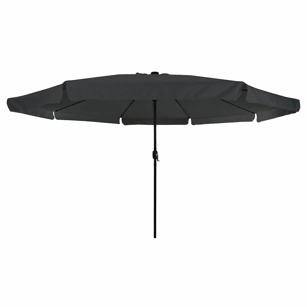 Ombrello da giardino-Ombrellone da spiaggia Antracite 395 x 395 x 245 cm Poliestere
