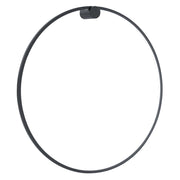 Applique bagno LED ad anello Ø80 nero 46W Milagro Saturno