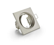 Faretto incasso Trio JURA argento quadrato GU10 orientabile