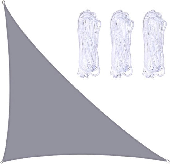 Ombrellone triangolare - 3x4x5m ombrellone ortogonale impermeabile - protezione UV parasole - con cordes gratuite - parasole solare - adatto per esterno, giardino, terrazza, festa di giardino