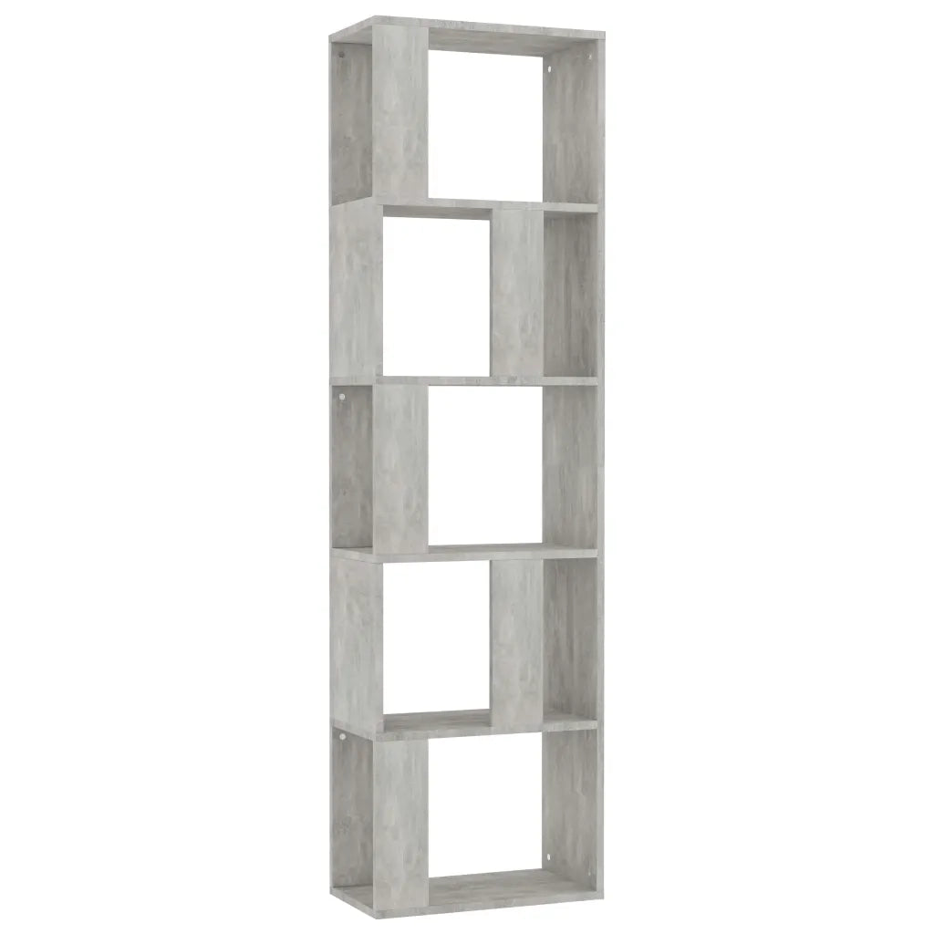 Libreria/Divisorio Grigio Cemento 45x24x159cm Legno Multistrato 800112