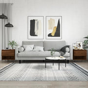 Tavolini Salotto 2pz Rovere Marrone 50x46x50 Legno Multistratocod mxl 78843