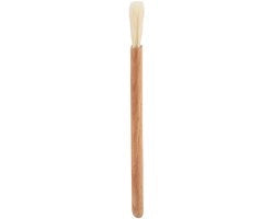 Set di spazzole per cucina 2 pezzi - Spazzola in legno - Spazzola per cucina - Spazzola per BBQ - Manico piatto/rotondo - Dimensioni 19x2,2cm/19x4,3cm - Spazzola per cucina