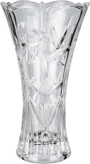 Vaso di Vetro - Bicchiere per Fiori - Decorativo - Moderno - Cristallo - In Vetro - Appartamento, Sala, Ufficio - Regalo - 23,5 cm - Adatto per - Matrimonio - Bianco
