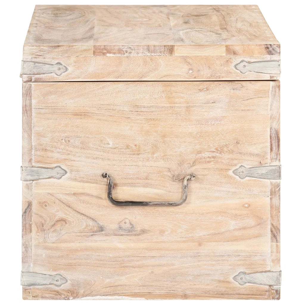 Baule 90x40x40 cm in Legno Massello di Acacia cod mxl 39872