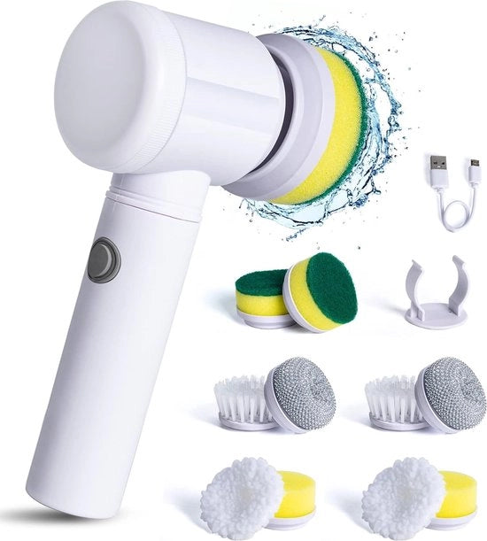 Sbattitore elettrico - Diverse testine di sostituzione - Impermeabile IPX4 - Ricaricabile