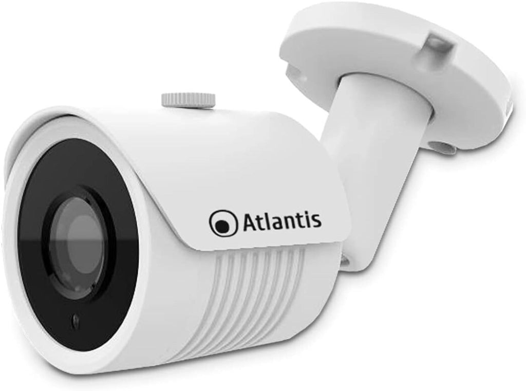 Atlantis A11-UX914A-BP Ultraplex Telecamera IP PoE Bullet 5MP 2592x1944 H.264 H.265 IR 20 LED SMD 15m ONVIF Slot MicroSD colore Bianco