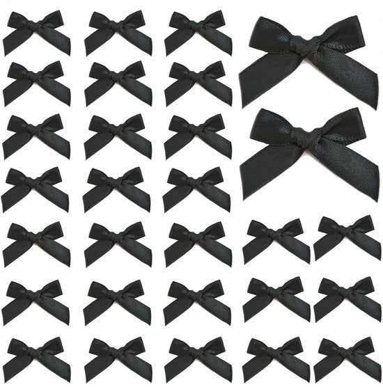150 pezze di stoffa satinee per decorazioni - piccoli fiocchi per decorare le tabelle da pranzo - mini-nastro per cucito
