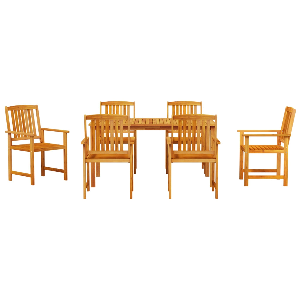 Set da pranzo da giardino 5 pezzi - Legno massello di acacia
