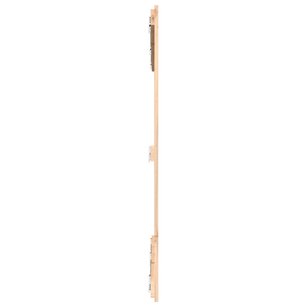 Testiera da Parete 159,5x3x110 cm in Legno Massello di Pino