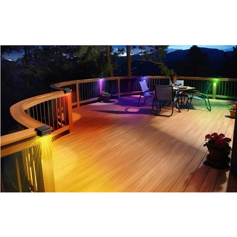 Trade Shop - Luce Solare Giardino Lampada Led Pannello Solare Luce 3000k+rgb Ip65 Xgtjd-001kc -