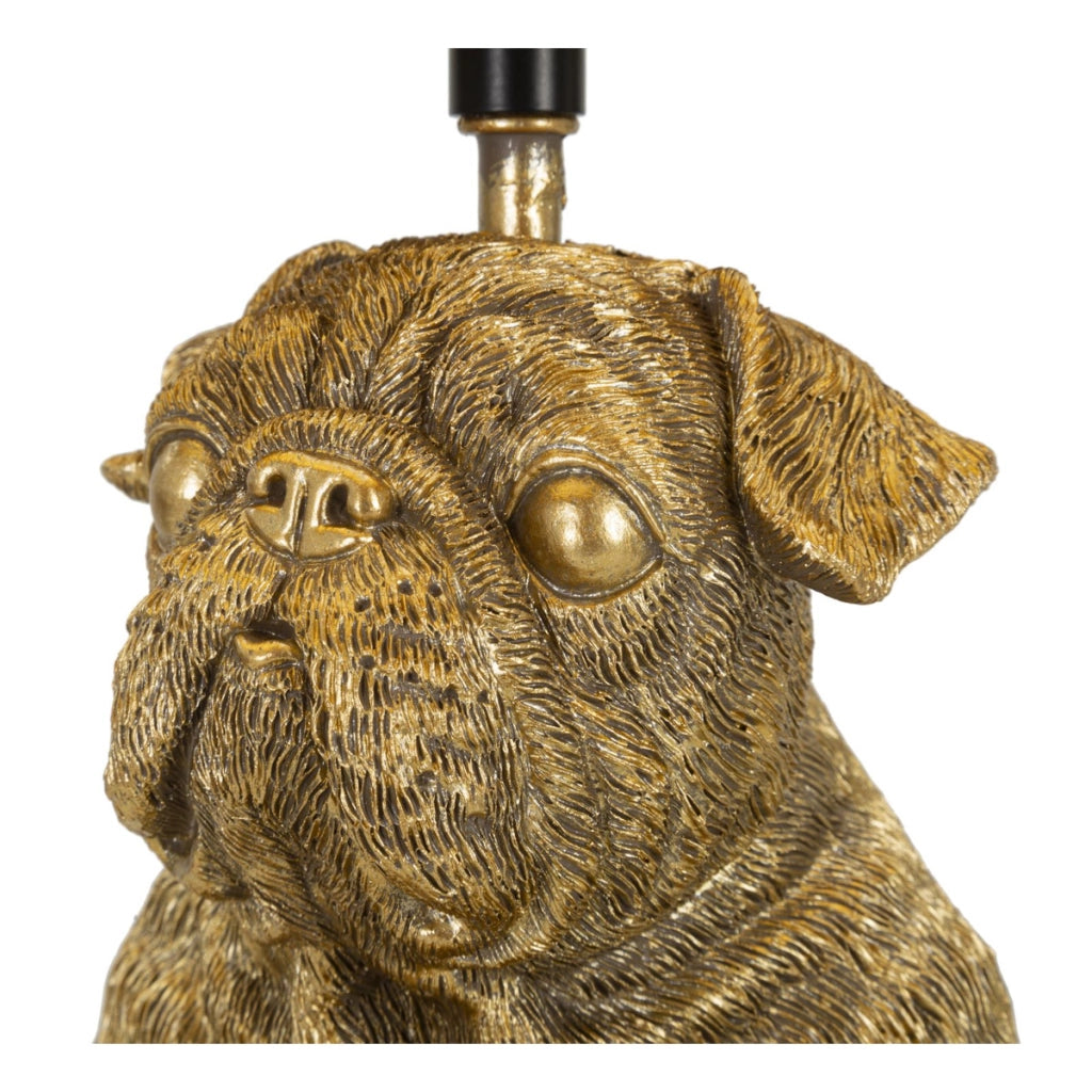 Lampada da Tavolo Cane 1, Nero, Poliresina, 26x26x43,8 cm