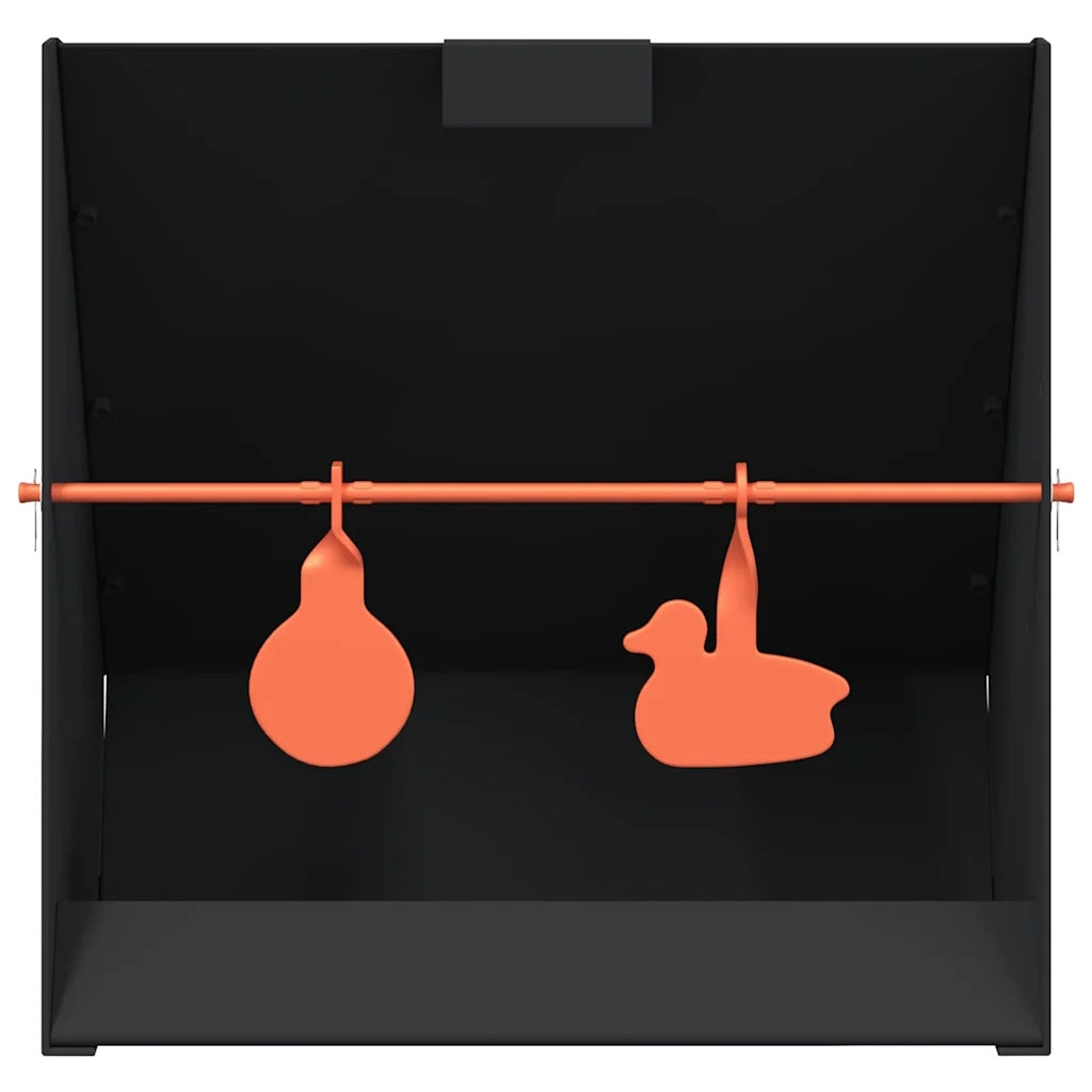 vidaXL Trappola per pallini Nero 31 x 23 x 31.5 cm Acciaio