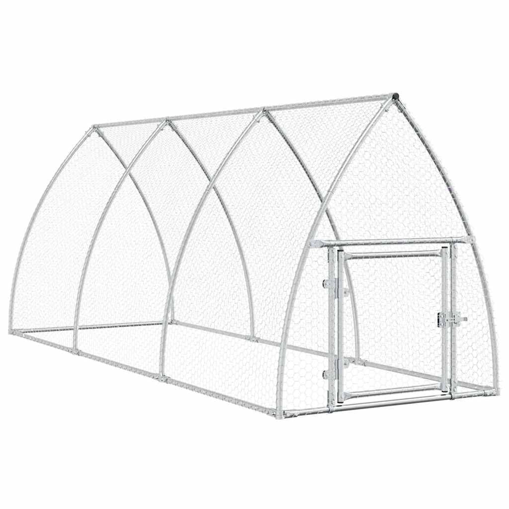 Gabbia per polli Silver 300 x 105 x 120 cm in acciaio zincato Silver 02_0041668