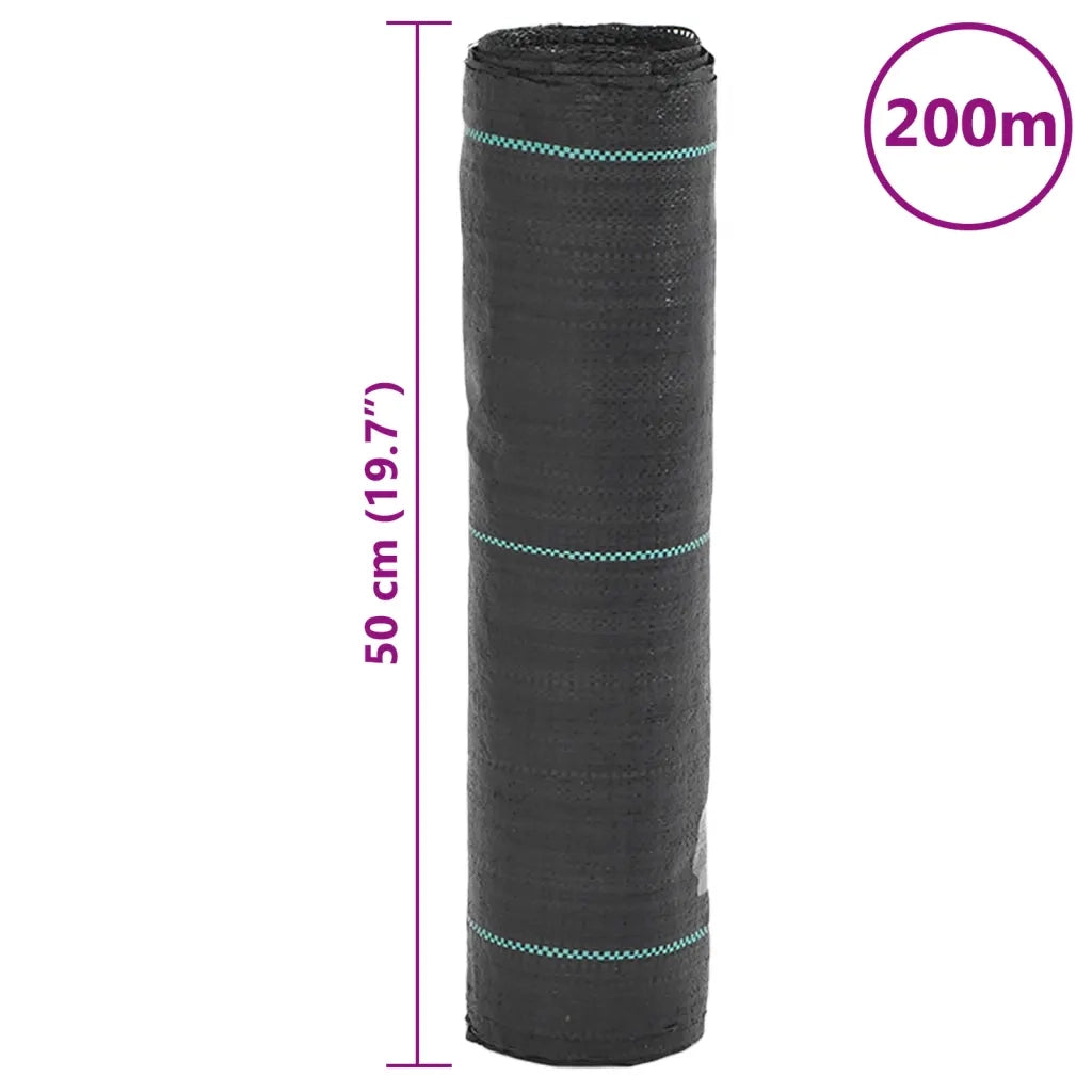 Membrana Antierbacce Nera 0,5x200 m in PP CFW6064569