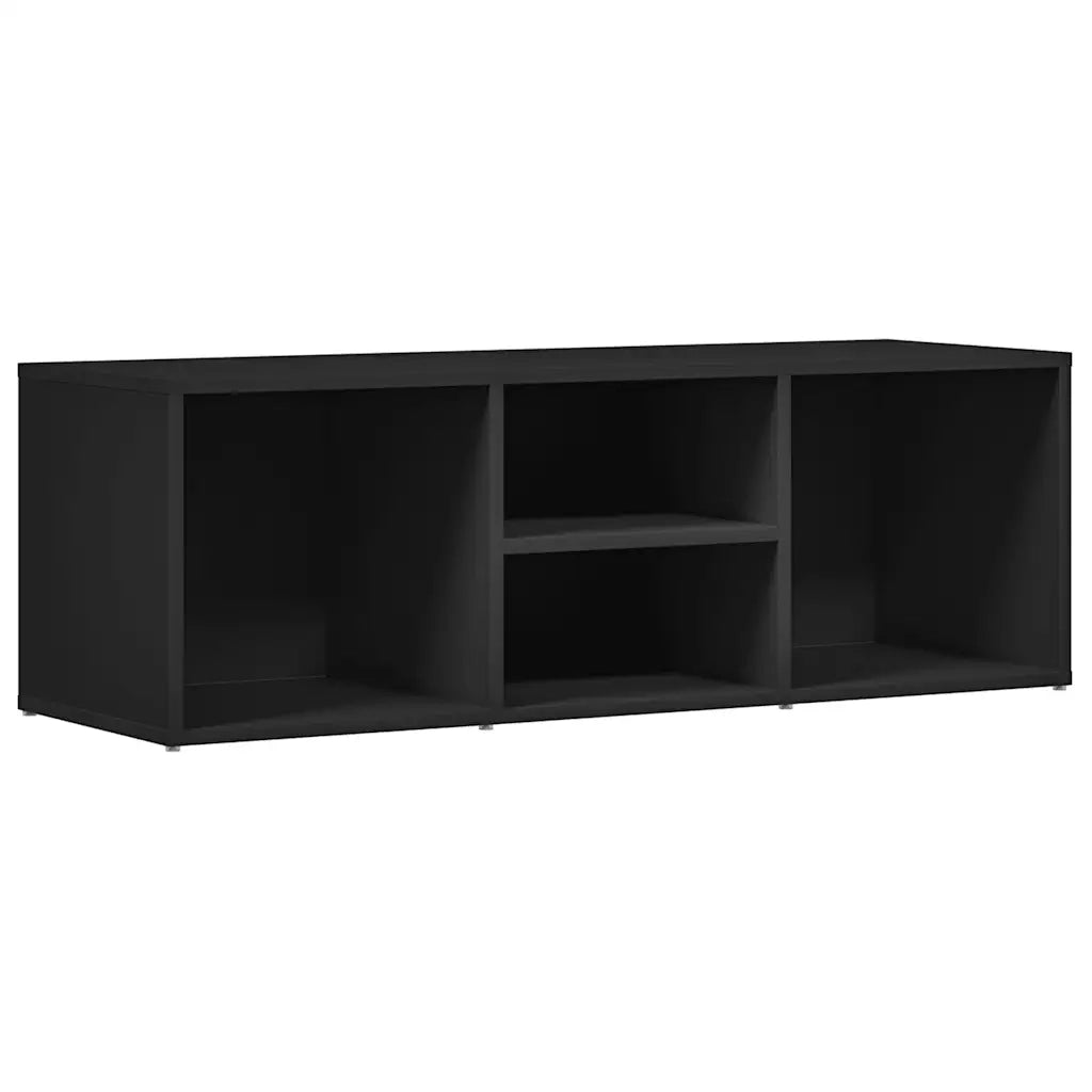Panca Porta Scarpe Nera 105x35x35 cm in Legno Multistrato 804464