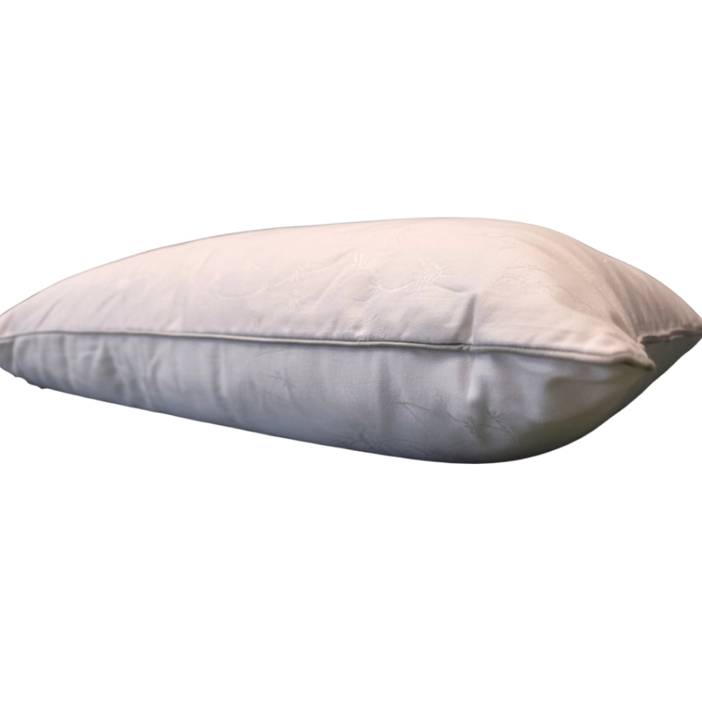 Cuscino in Lana Reffino Cheviot Naturale | Fodera in Cotone Damascato