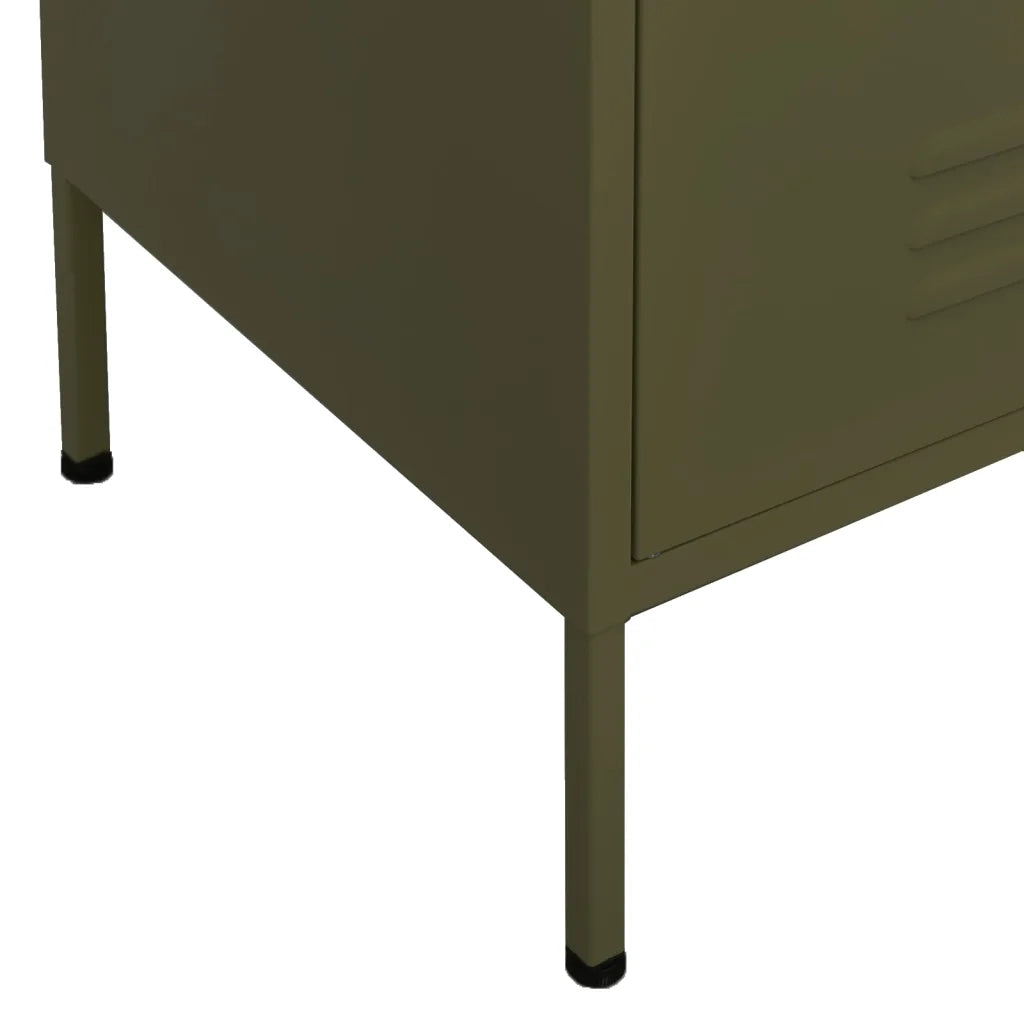 Armadietto Verde Oliva 80x35x101,5 cm in Acciaio cod mxl 42449