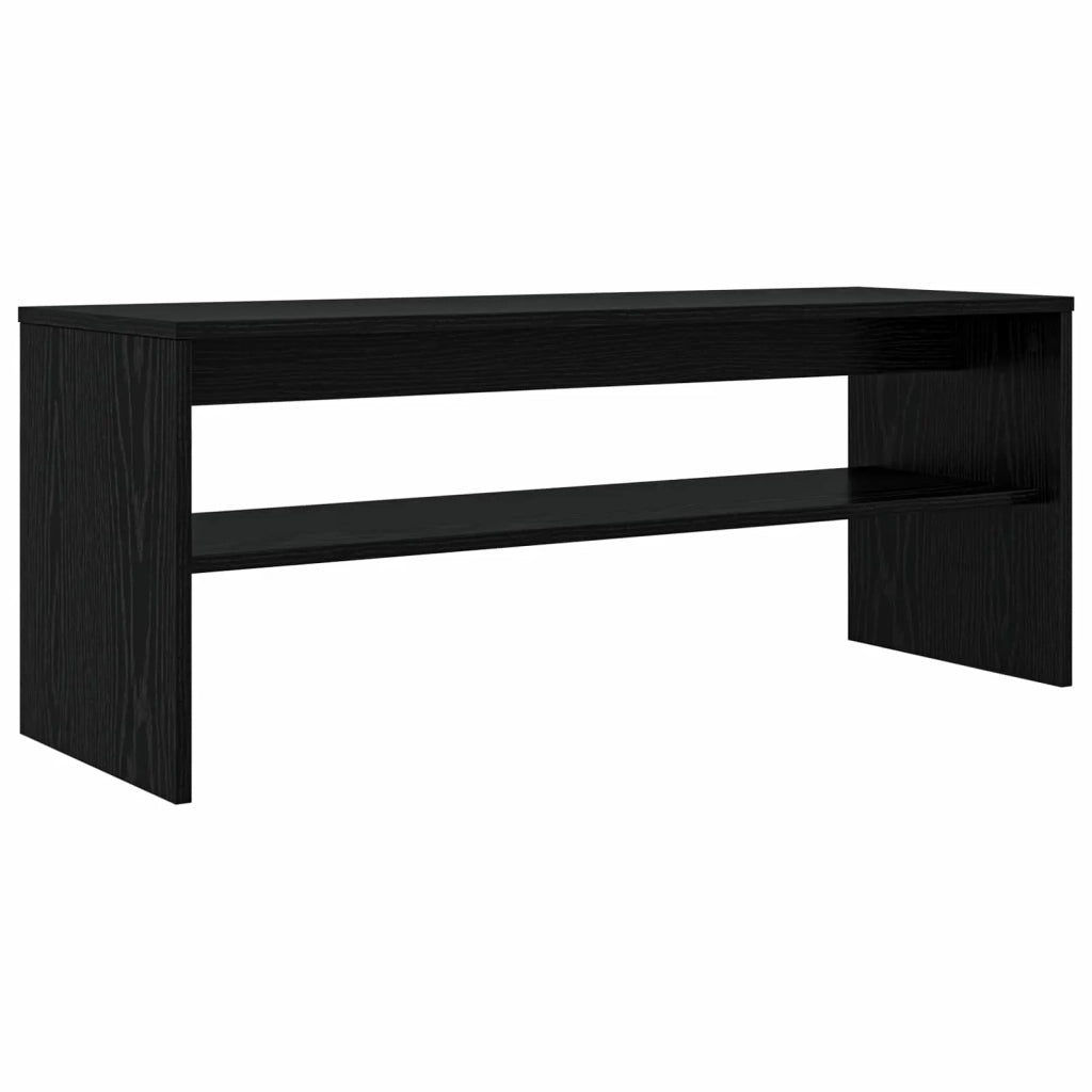 Mobile TV 100 x 35 x 40 cm Rovere Nero Legno ingegnerizzato 8000309
