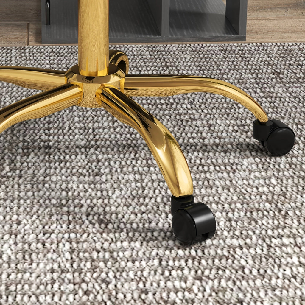 Sedia da ufficio ergonomica regolabile in altezza ¨C zephmum ¨C bianco