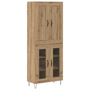 Credenza | Madia | Buffet da pranzo | Armadio da pranzo Rovere artigianale 69,5 x 34 x 180 cm
