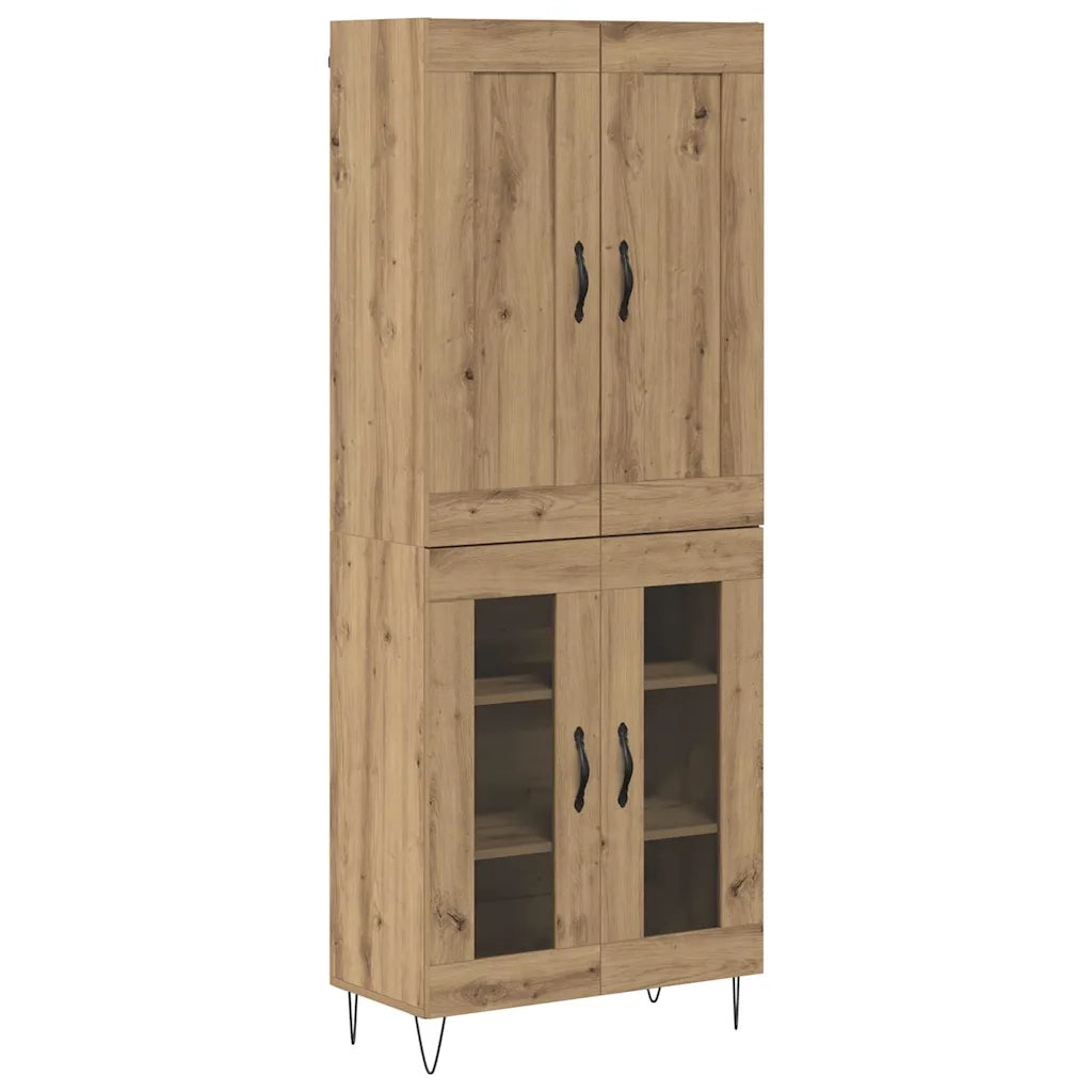 Credenza | Madia | Buffet da pranzo | Armadio da pranzo Rovere artigianale 69,5 x 34 x 180 cm