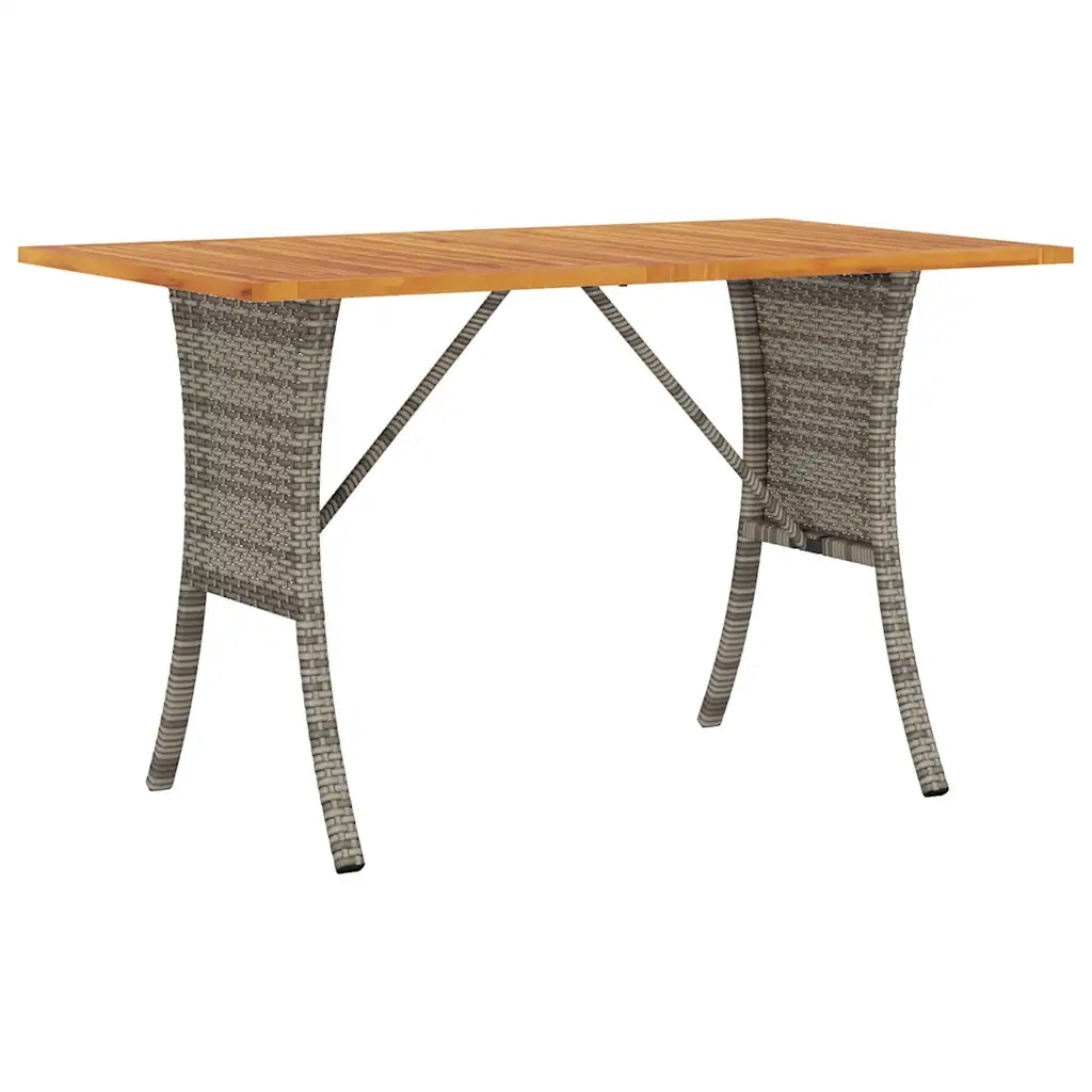 Set Divano da Giardino 6 pz con Cuscini Grigio in Polyrattan 3324587