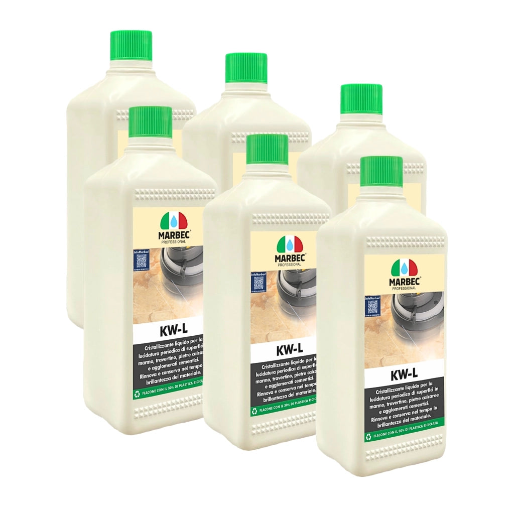 Cristallizzante liquido per marmo KW-L   1LTx6Pz