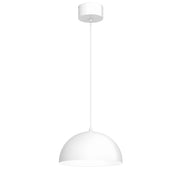 Lampada sospesa Sola Luminex cupola bianca metallo E27