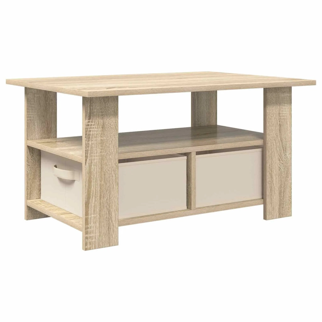 Tavolino da salotto | Tavolino da caff¨¨ | Tavolino da Soggiorno con cassetto Rovere Sonoma 77 x 55 x 42 cm
